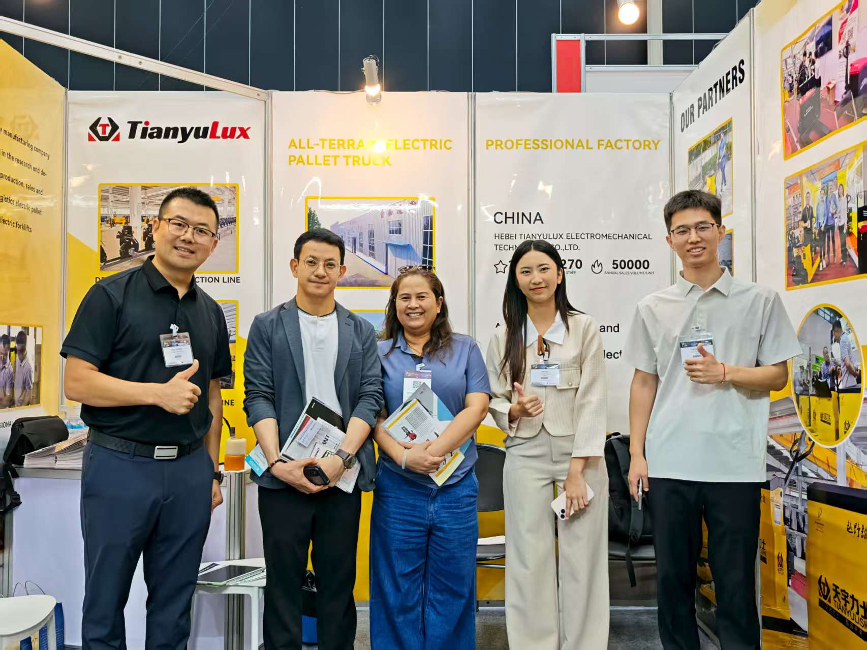 TianyuLux de Hebei estreia na TILOG - LOGISTIX 2025